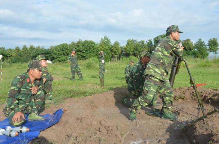 Bộ CHQS Tây Ninh: Tổ chức kiểm tra bắn đạn thật 